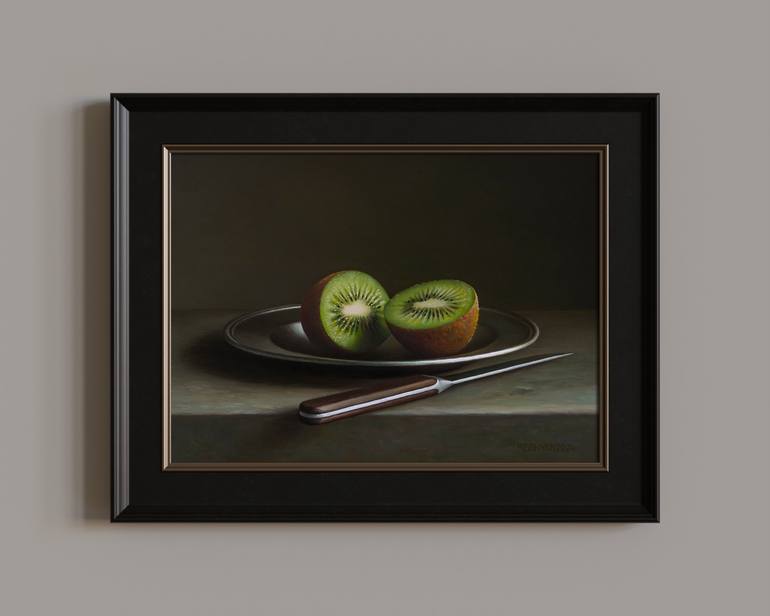 Original Photorealism Still Life Painting by Albert Kechyan