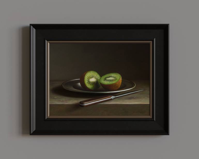 Original Photorealism Still Life Painting by Albert Kechyan