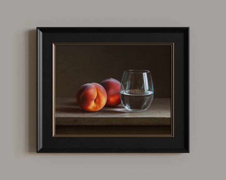Original Classicism Still Life Painting by Albert Kechyan