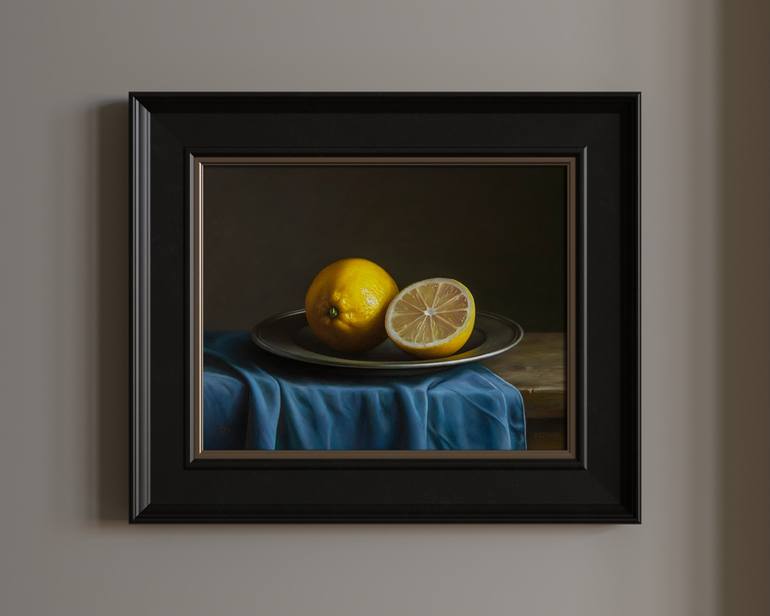 Original Classicism Still Life Painting by Albert Kechyan