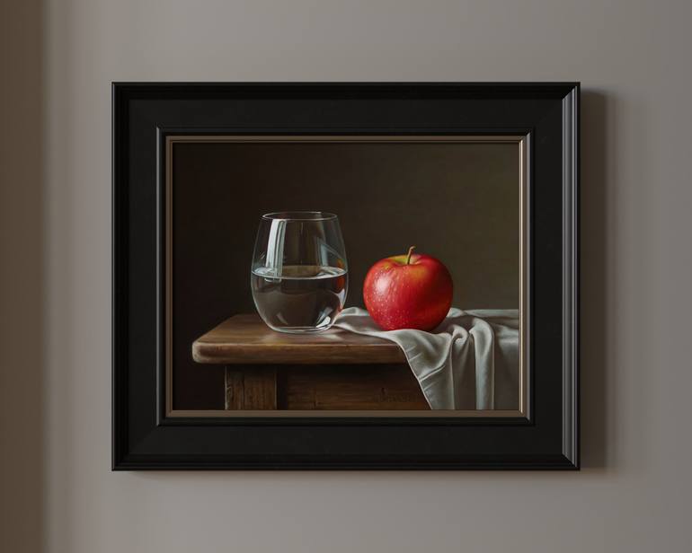 Original Classicism Still Life Painting by Albert Kechyan