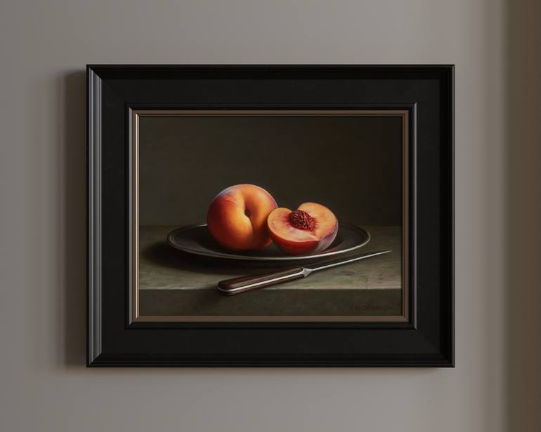 Original Classicism Still Life Painting by Albert Kechyan