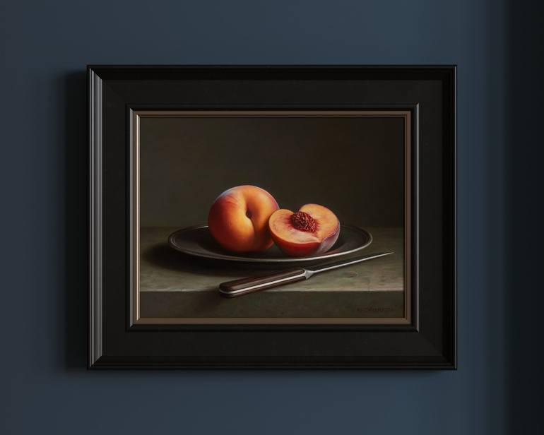 Original Classicism Still Life Painting by Albert Kechyan