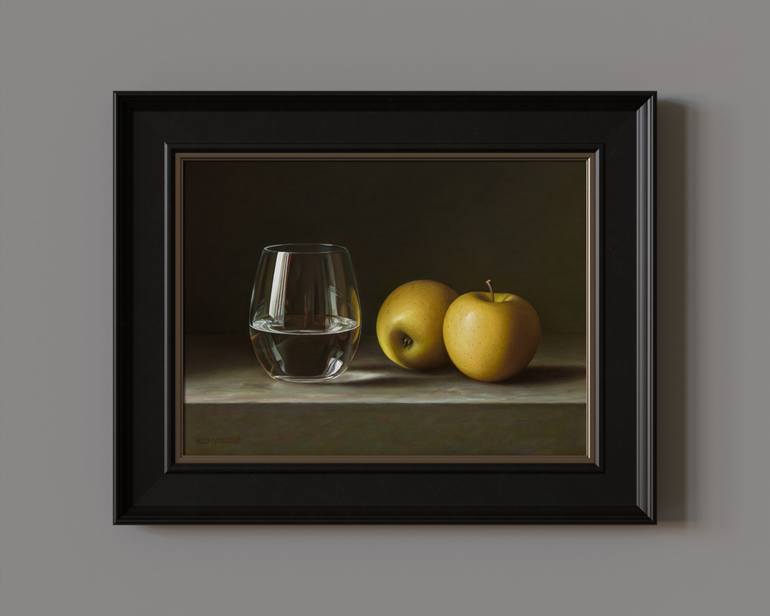 Original Classicism Still Life Painting by Albert Kechyan