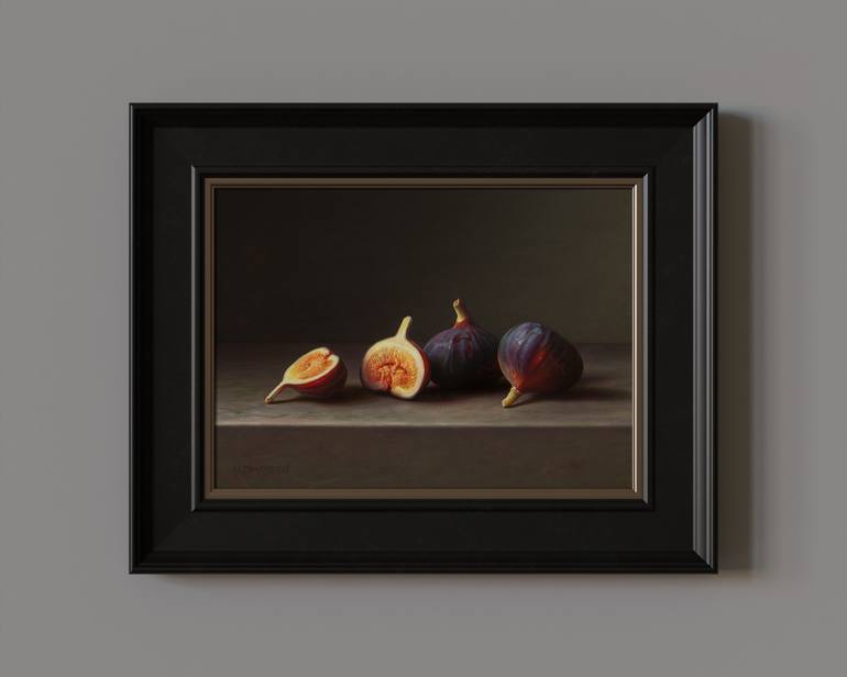 Original Classicism Still Life Painting by Albert Kechyan