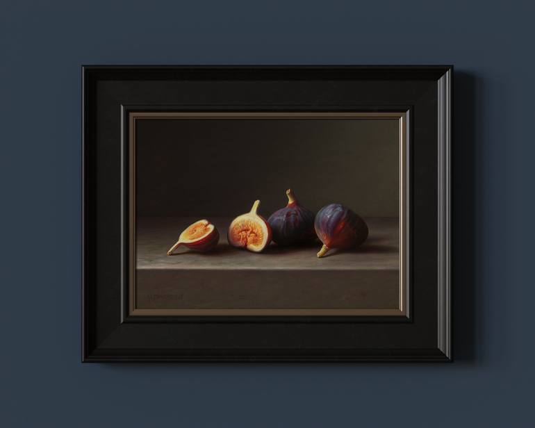 Original Classicism Still Life Painting by Albert Kechyan