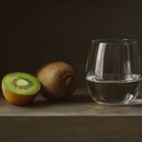 Kiwifruit with a Glass by Albert Kechyan