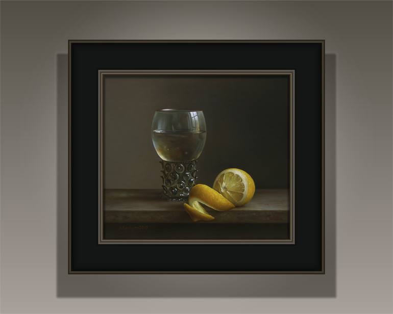 Original Fine Art Still Life Painting by Albert Kechyan