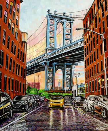Original Architecture Painting by Jeff Johns