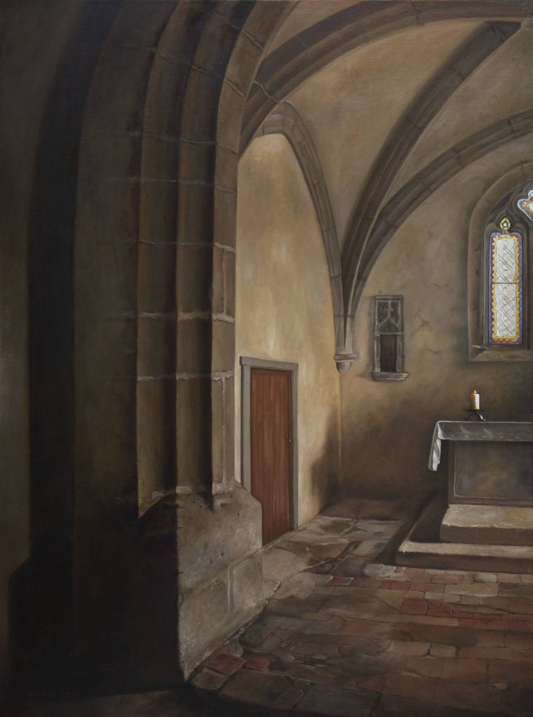 Original Realism Architecture Paintings by Mayrig Simonjan