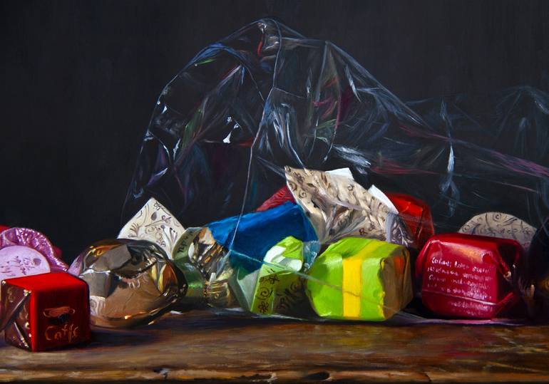 Original Realism Still Life Painting by MAYRIG Simonjan