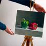 Painting: Oil on Panel
Still life: Bell pepper
34 x 30 cm