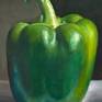 Painting: Oil on Panel
Still life: Bell pepper
34 x 30 cm