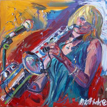 Original Portraiture Music Paintings by Marcel Kahhak