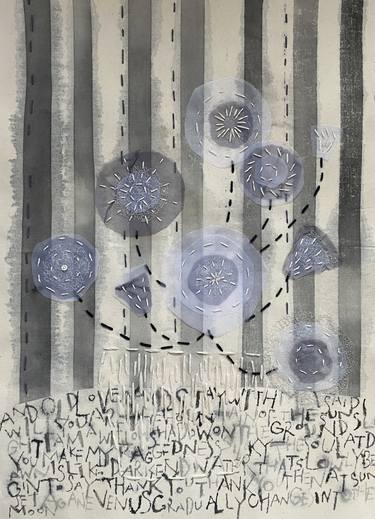 Print of Abstract Calligraphy Paintings by Jieun Kim