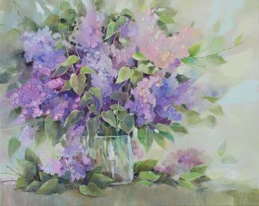 Original Floral Painting by Tatyana Zaretskaya