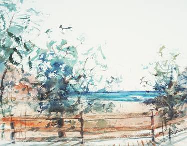 Print of Beach Paintings by Johny Vieira