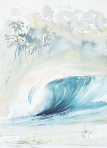 Print of Seascape Paintings by Johny Vieira