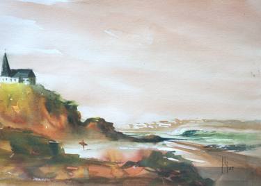 Print of Fine Art Beach Paintings by Johny Vieira
