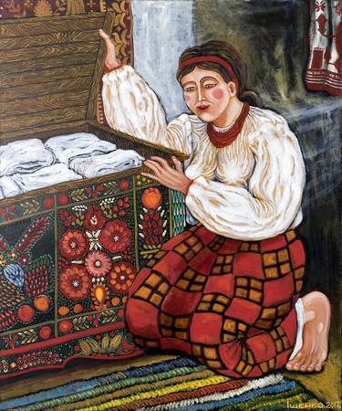 Print of Rural life Paintings by Vadym Ishchenko