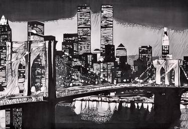 Original Fine Art Cities Paintings by Amreen Mansoor