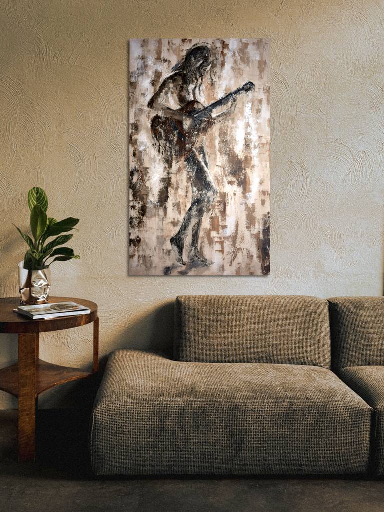 Original Expressionism Nude Painting by Lubosh Valenta