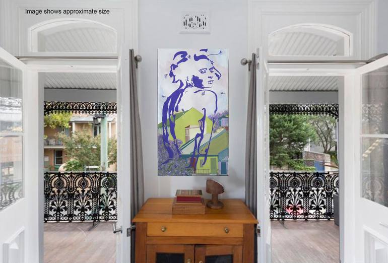 Original Abstract Landscape Painting by Lesley Taylor