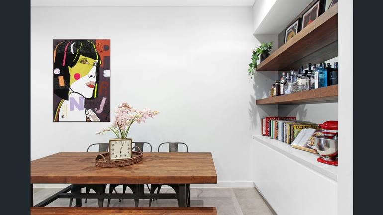 Original Contemporary Portrait Painting by Lesley Taylor