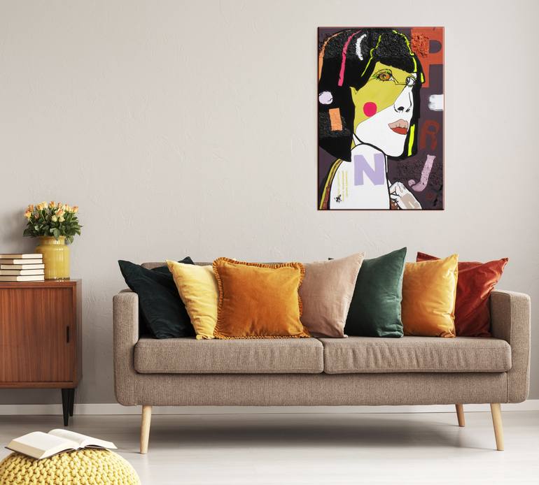Original Contemporary Portrait Painting by Lesley Taylor