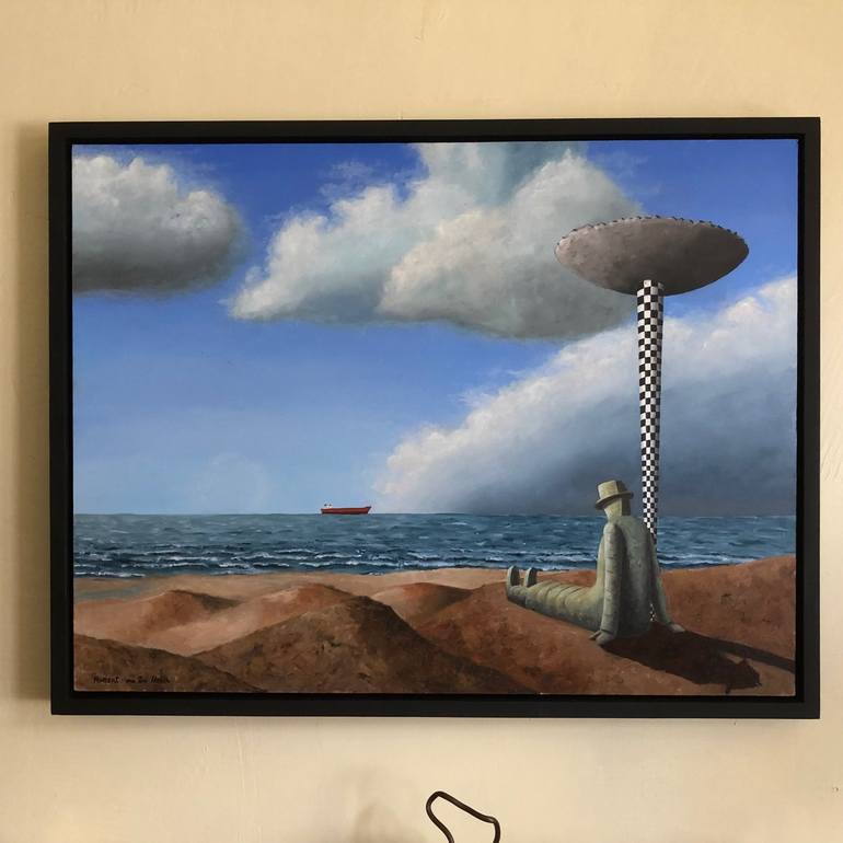 Original Surrealism Seascape Painting by Robert van den Herik