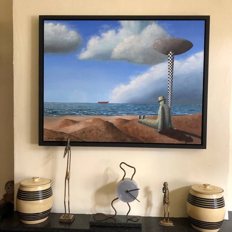 Original Surrealism Seascape Painting by Robert van den Herik