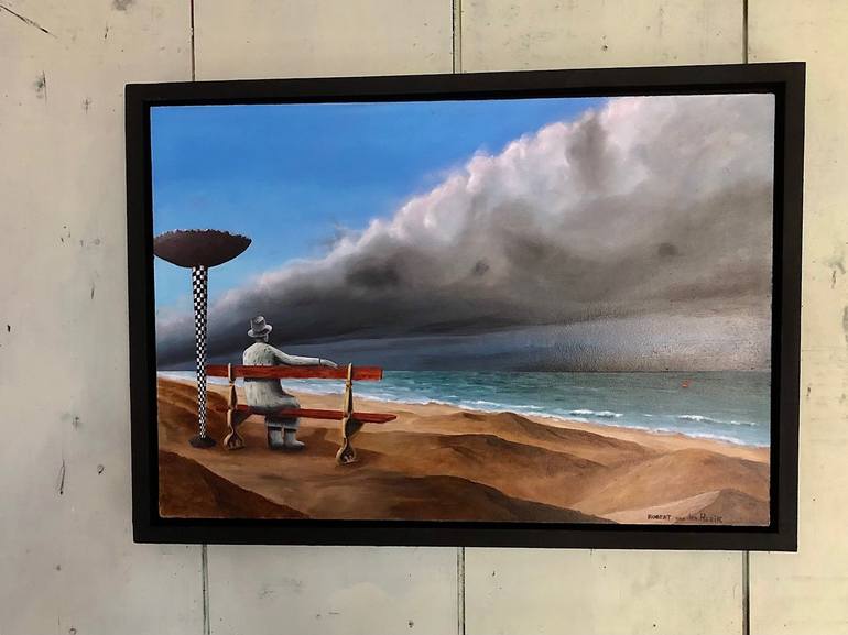 Original Surrealism Seascape Painting by Robert van den Herik