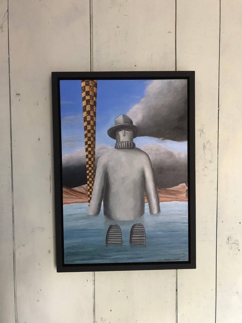 Original Surrealism Seascape Painting by Robert van den Herik