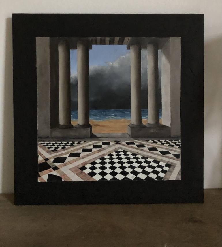 Original Surrealism Seascape Painting by Robert van den Herik