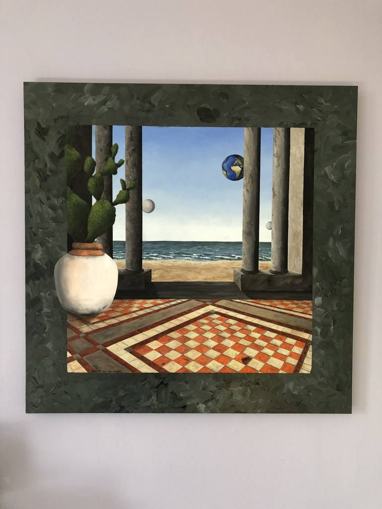 Original Surrealism Seascape Painting by Robert van den Herik