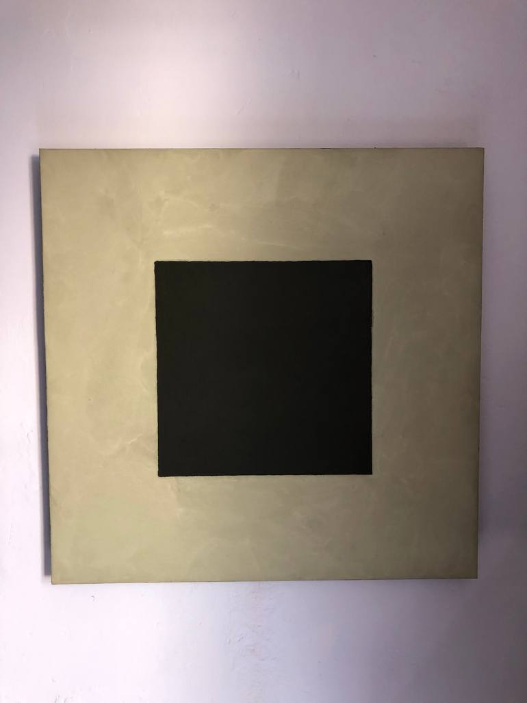 Original Conceptual Abstract Painting by Robert Van Den Herik