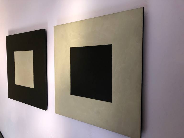 Original Conceptual Abstract Painting by Robert Van Den Herik
