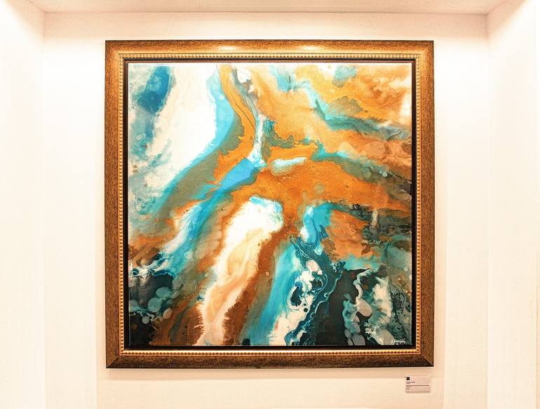 Original Abstract Painting by Irene Chaleli