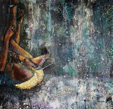 Print of Figurative Women Paintings by Gundega Duduma