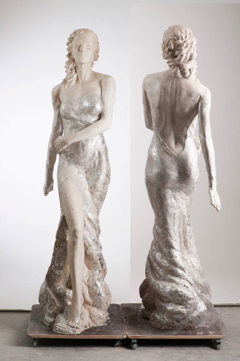 Original Women Sculpture by Gundega Duduma