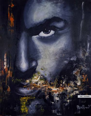 Original Abstract Portrait Paintings by Rox Popescu