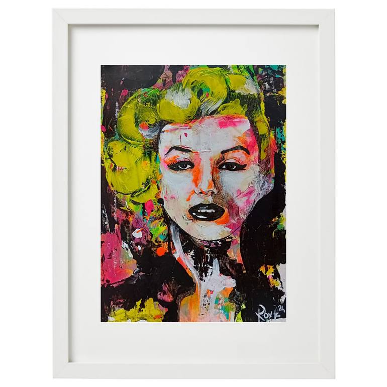 Original Abstract Women Painting by Rox Popescu