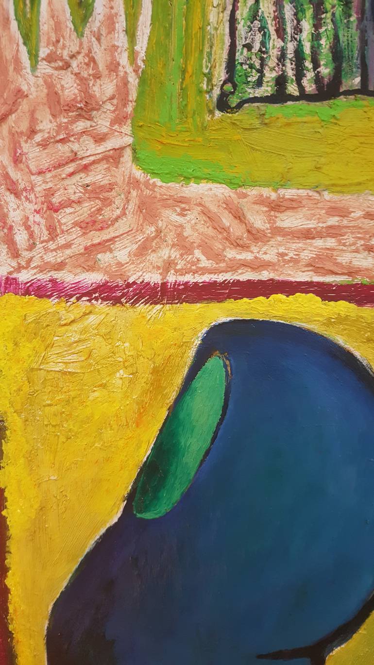 Original Surrealism Landscape Painting by Le Minh