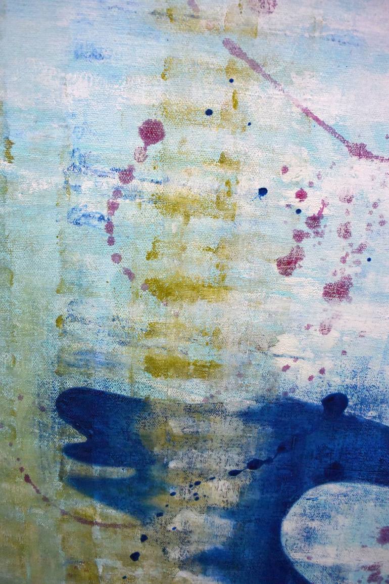Original Abstract Water Painting by Julie Siracusa