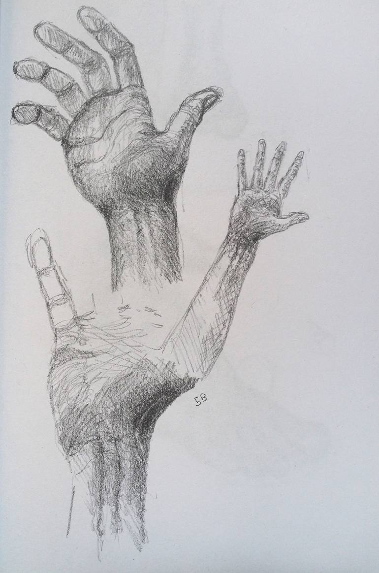 Hand study Drawing by Emanuele Gayet | Saatchi Art