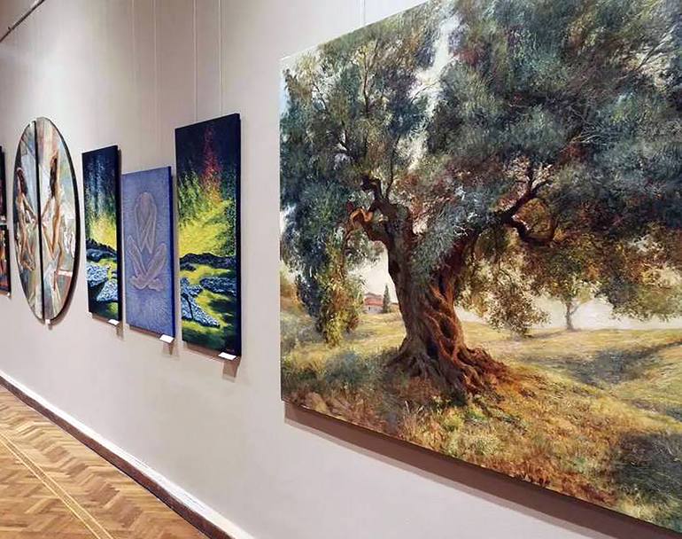 Original Impressionism Landscape Painting by Alexey Glazunov