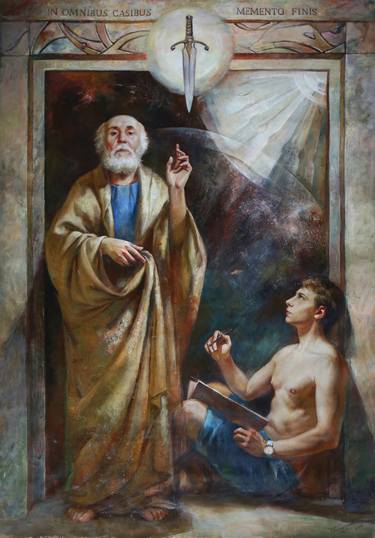 Original Figurative Religious Paintings by Alexey Glazunov