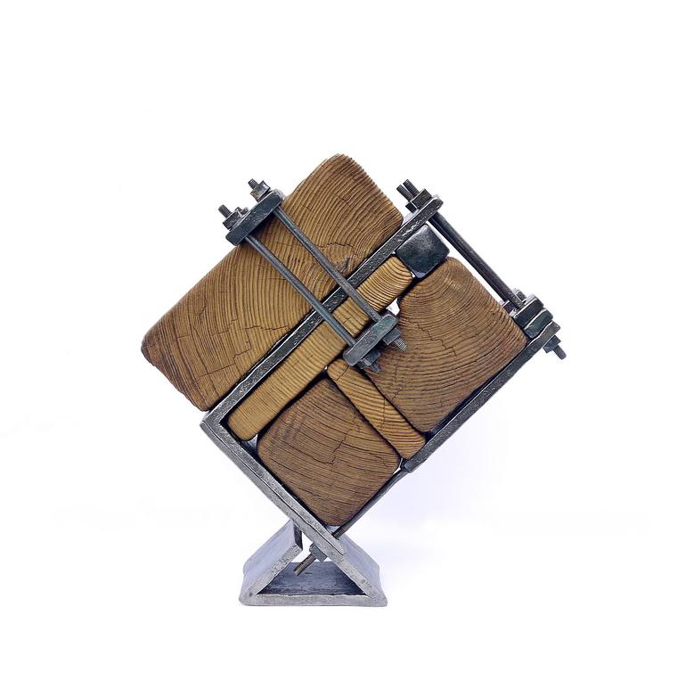 Original Cubism Abstract Sculpture by Dmitrii Volkov