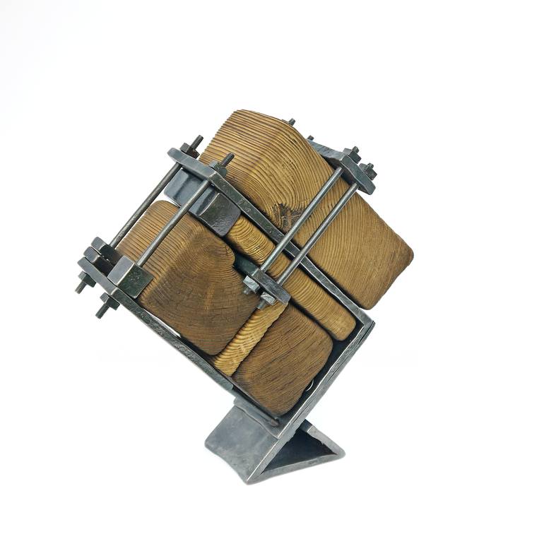 Original Cubism Abstract Sculpture by Dmitrii Volkov