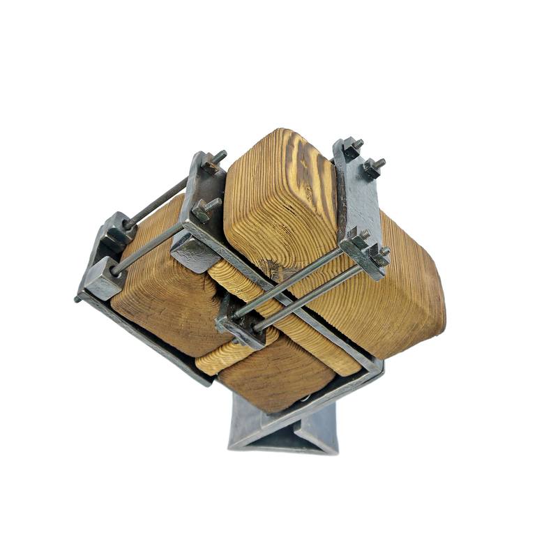 Original Cubism Abstract Sculpture by Dmitrii Volkov